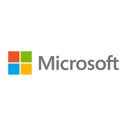 Microsoft logo featuring four differently-colored squares